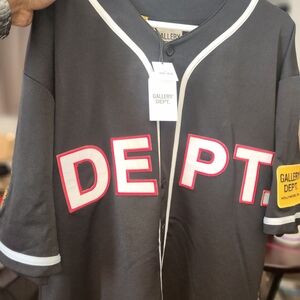 Gallery Dept Black Baseball Jersey